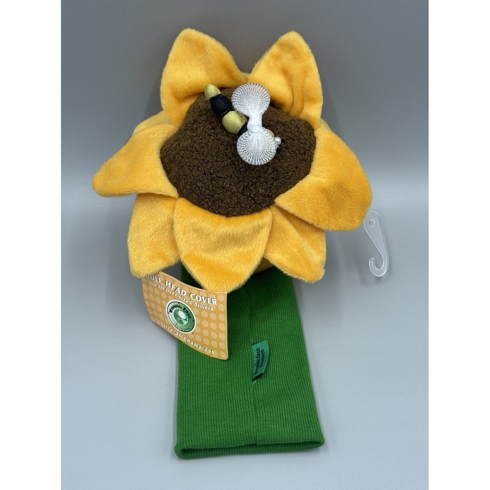 Winning Edge Golf Club Head Cover Sunflower